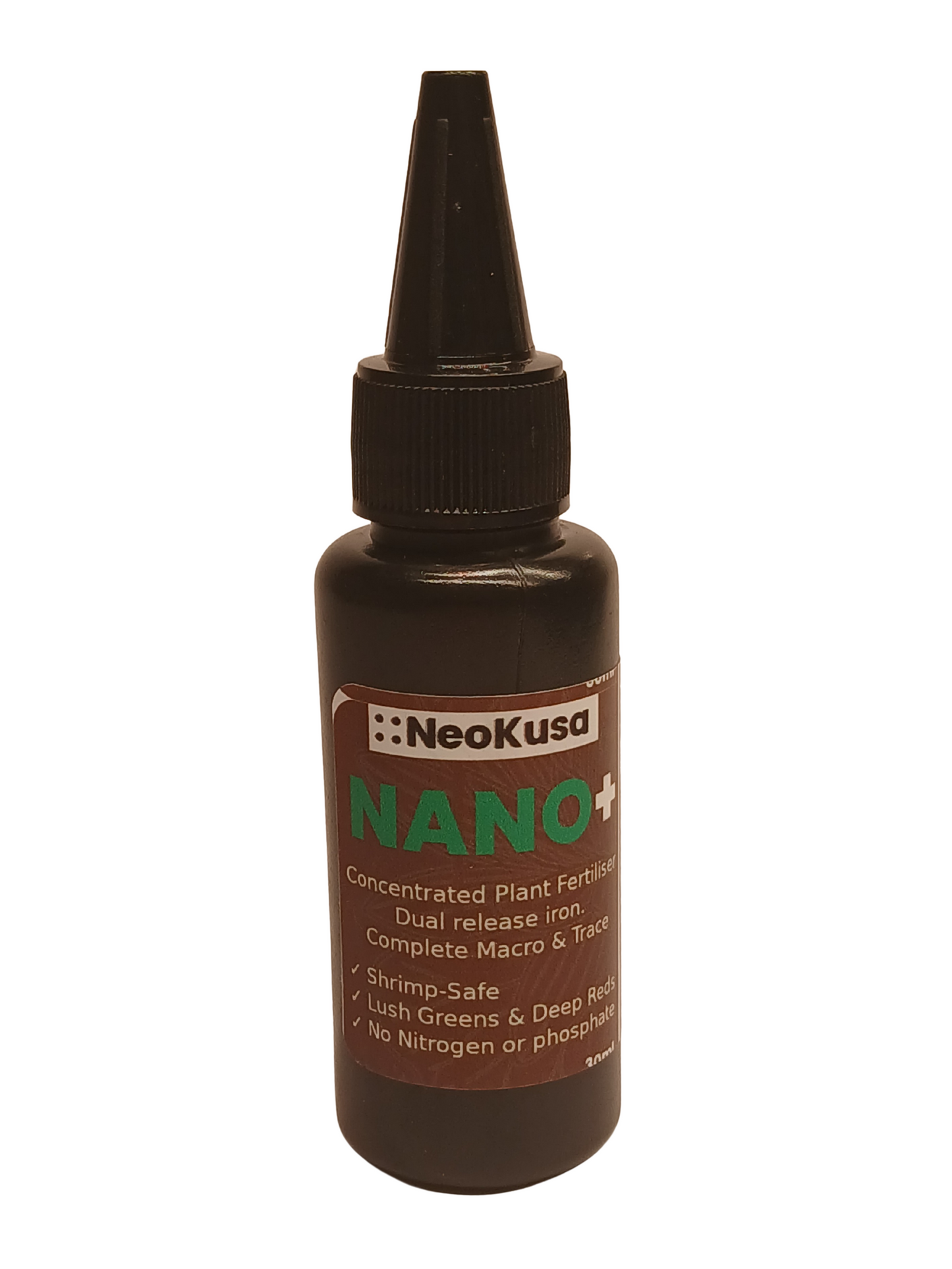 NeoKusa Nano+ shrimp-safe trace fertiliser 30 mL bottle