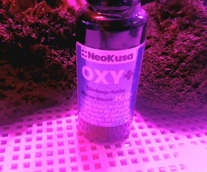 NeoKusa Oxy+ dosing demonstration syringe